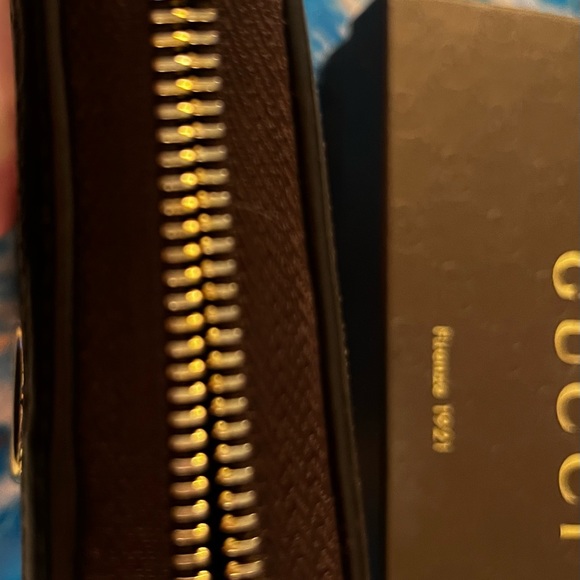 ⭐️Gucci GG brown leather wallet, authentic, EXCELLENT condition box & dustbag - Picture 3 of 16